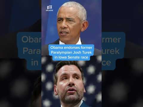 Obama endorses former Paralympian Josh Turek in Iowa Senate race
