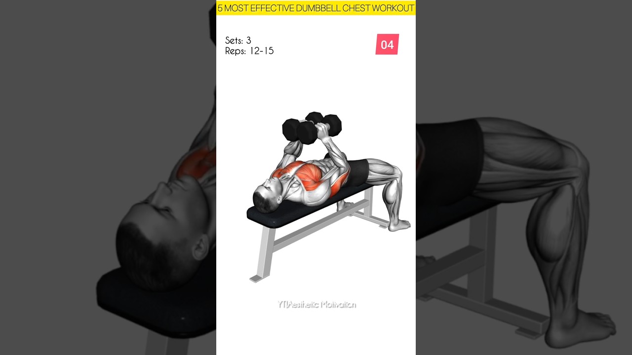 5 Best Dumbbell Chest Exercises for Strength & Definition #chestworkout