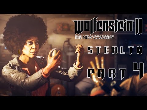 Wolfenstein 2 The New Colossus STEALTH Walkthrough Gameplay Part 4 – GRACE WALKER