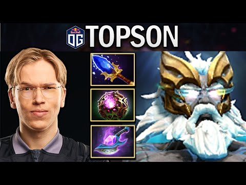 OG.TOPSON ZEUS WITH ARCANE BLINK AND AGHANIMS - DOTA 2 7.29 GAMEPLAY