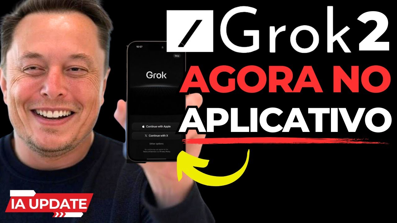 xAI Lança Grok 2 na APP Um Novo Rival para ChatGPT e Gemini! Microsoft, NVIDIA, OpenAI, Google e +!