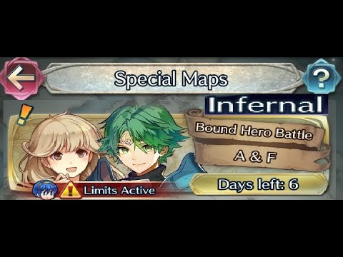 The battle with Limited unit : Vs. Alm & Faye - Infernal (with F2P units NO SI but Seals)