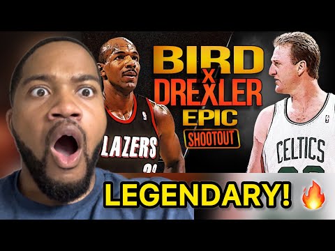 BIRD AND DREXLER WAS HOOPING! | Larry Bird vs Clyde Drexler: LEGENDARY 2 OT Shootout (1992) 🔥