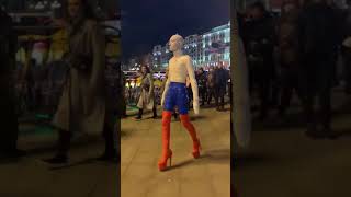 #funny #shorts #Fashion #joke пришелец мутант в центре Москвы| Alien mutant in the center of Moscow