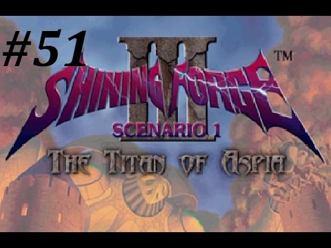 Shining Force 3 (Scenario 1) Walkthrough (51) Golem Boss Battle Pt. 1