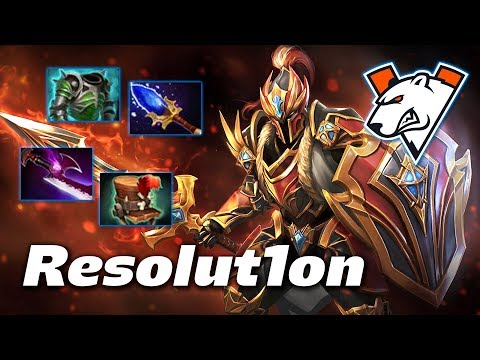 Resolut1on Dragon Knight - Dota 2 Pro Gameplay