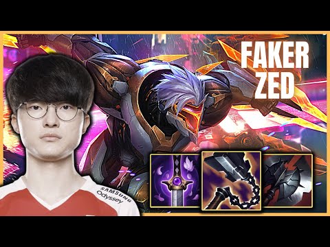 T1 FAKER EUW BOOTCAMP - FAKER ZED JUNGLE VS INF SOLIDSNAKE TALON - PATCH 11.19