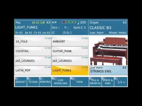 Ketron SD How To - 110 Manual Bass Mode