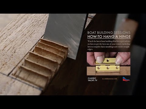 How to hang a hinge – Boat Building Sessions