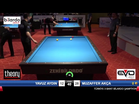 YAVUZ AYDIN & MUZAFFER AKÇA Bilardo Maçı - 2018 ERKEKLER 2.ETAP-3.Ön Eleme