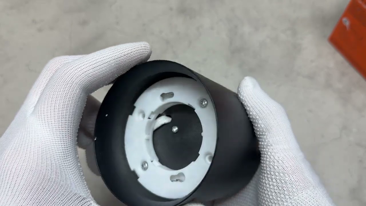 Светильник под лампу VIDEX GX53 поворотный черный (VL-SPF18B-B)