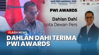 Dahlan Dahi CEO Tribun Network Terima PWI Awards, Berjasa Akhiri Konflik PWI