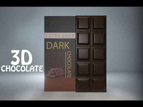 HOW TO MAKE 3D CHOCOLATE IN BLENDER || SHAKTI VFX NETWORK