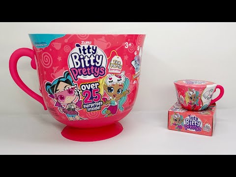 ASMR 30 Minutes ITTY BITTY PRETTY'S TEA CUP PARTY PLAYSET! DIY Desserts Oddly Satisfying Unboxing!!