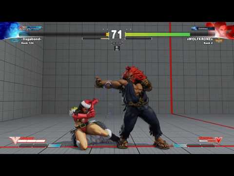 SFV~ Laura (xWOLFKRONEx) vs. Akuma (-VagaBond-) HD 11
