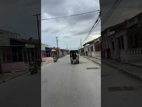 Por calles de Caibarién en Cuba