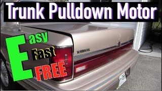 Trunk Pulldown Motor (Easy, Fast & Free)
