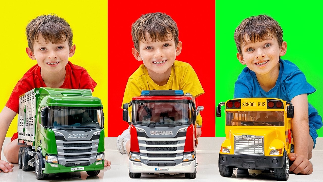 Alex Discovers Amazing Vehicles and Their Sounds! | 2 Hours of Kids Stories