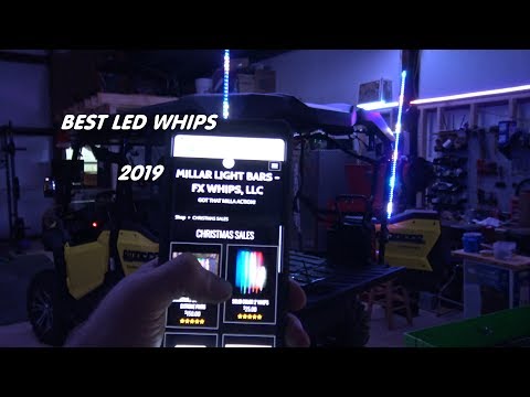 Millar Light Bars FX Extreme Whips 2019 Best LED Whips