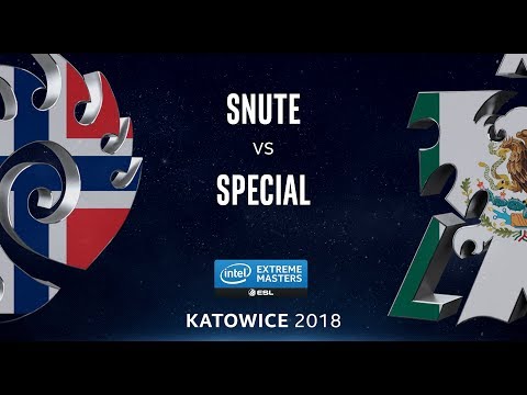 StarCraft II - Snute [Z] vs. SpeCial [T] - LB Semi - B3 - IEM Katowice 2018
