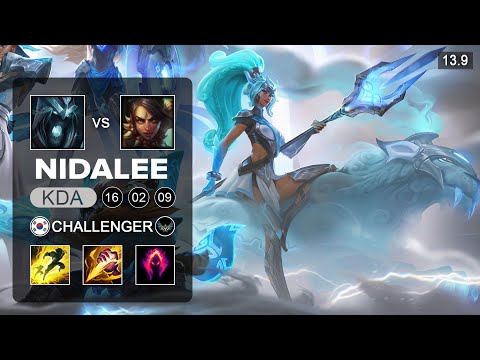 Canyon Nidalee vs Karthus Jungle - KR Challenger - Patch 13.9 Season 13