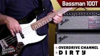 Video thumbnail for Fender Bassman 100T Bass Amp Head Demo by Austin Bazaar