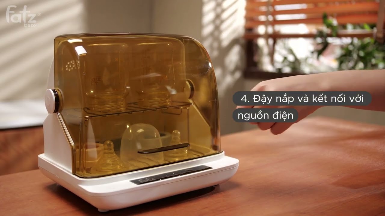 Máy úp bình sữa, tiệt trùng UVC, sấy khô và bảo quản nhỏ gọn tiện lợi Mini-Tidy 1 FB4606ZH
