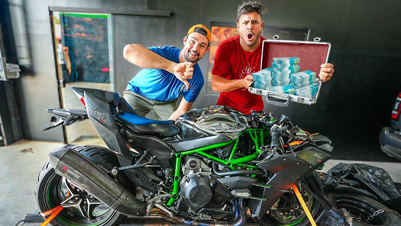 OFERECI 100.000 MIL REAIS PARA O MURILO ME AJUDAR A ARRUMAR A KAWASAKI H2