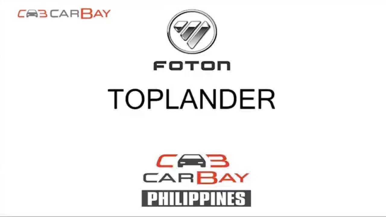 Foton Toplander first debut in Philippines | www.carbay.ph