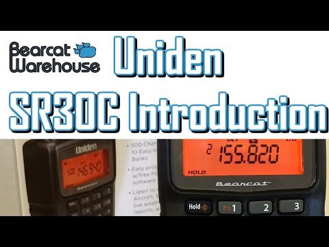 Uniden SR30C Introduction