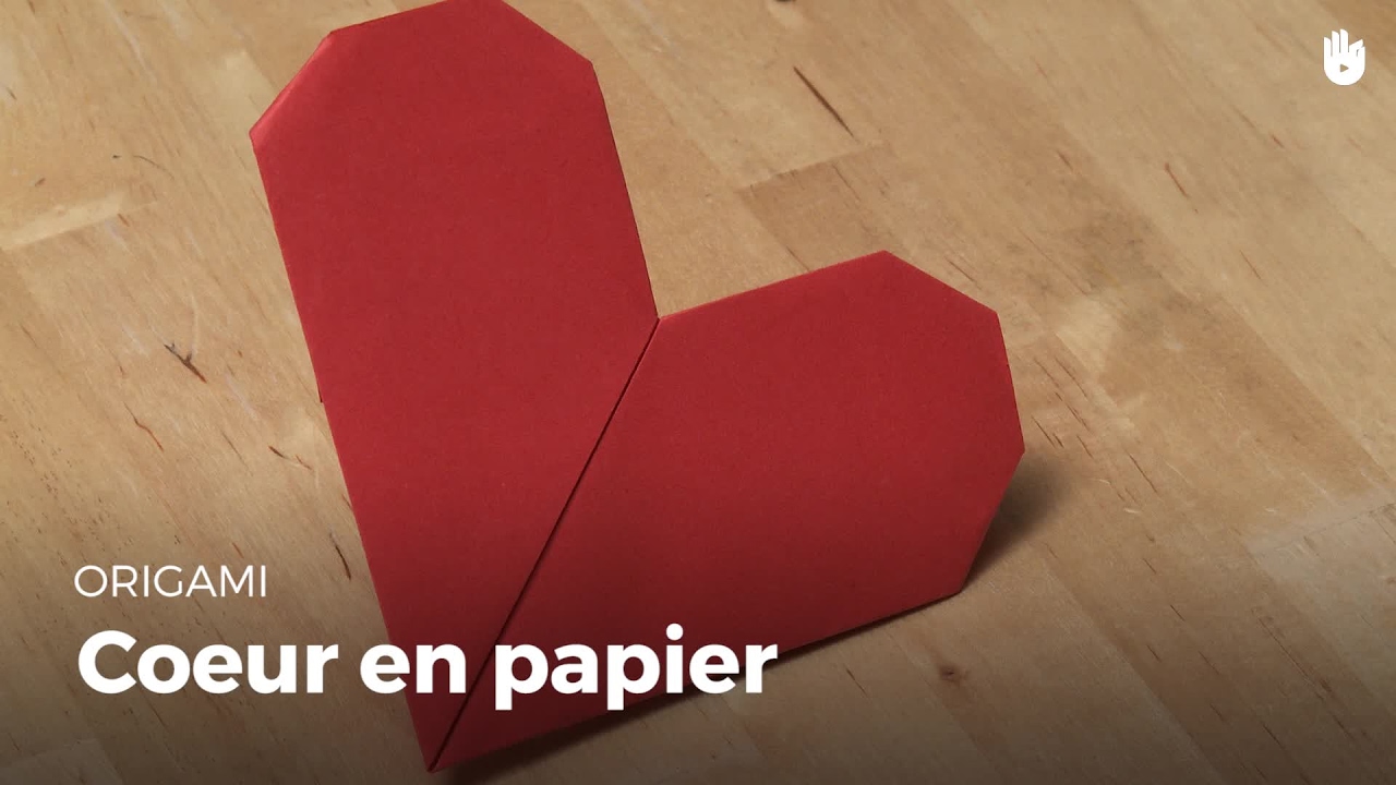Faire un Coeur en papier - Apprendre à faire des origamis | Sikana