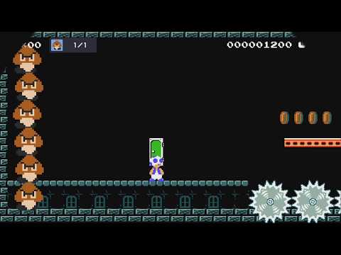 復讐の連鎖   The chain of retaliation by セネルク - Super Mario Maker 2 - No Commentary 1bw