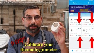 Easiest way to calibrate your Govee Thermohygrometer | Salami Making