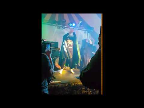 Bonnacons of Doom with Stacia of Hawkwind dancing at Kozfest 2019.