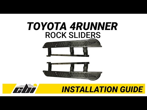 Toyota 4Runner Overland Bolt On Rock Sliders 2010-2022