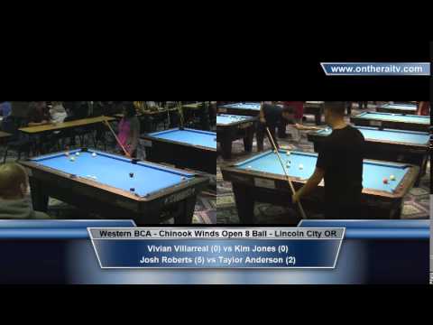 Villarreal vs Jones & Roberts vs Anderson - 2015 CWO 8 Ball