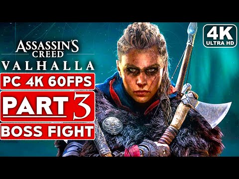 ASSASSIN'S CREED VALHALLA Rued BOSS FIGHT Gameplay Walkthrough Part 3 [4K 60FPS PC] - No Commentary