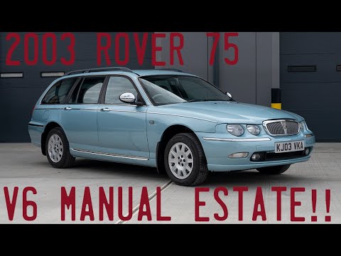 2003 Rover 75 V6 MANUAL Estate goes for a drive