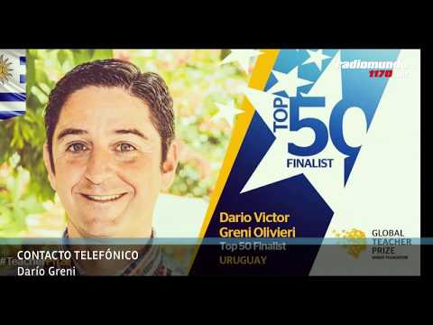 Director de escuela rural de Las Violetas celebra nominación a Mejor Maestro del Mundo