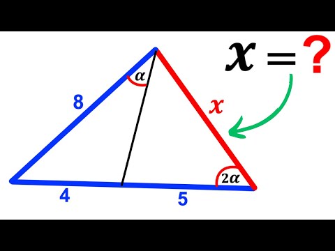 Can you find the side length X? | (Triangle) | #math #maths | #geometry