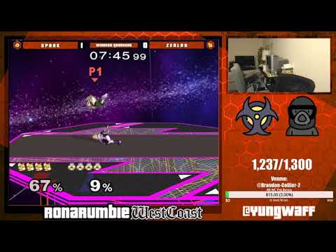 Rona Rumble: West Coast IX | Winner's Quarters | Zealot (Fox) vs Spark (Sheik)