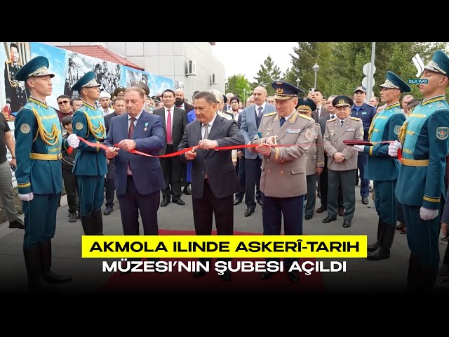 Akmola ilinde Askerî-Tarih Müzesi’nin şubesi açıldı