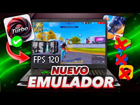 EL MEJOR EMULADOR Para JUGAR FREE FIRE en PC 🔴MSI TURBO ✅ Como DESCARGAR Free Fire para PC 2025