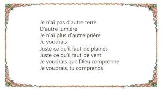 Isabelle Boulay - Je Voudrais Lyrics