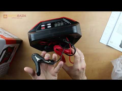 Зарядний пристрій YATO 12V з LCD дисплеєм, 2-15А, 230В, макс. 300 AГод