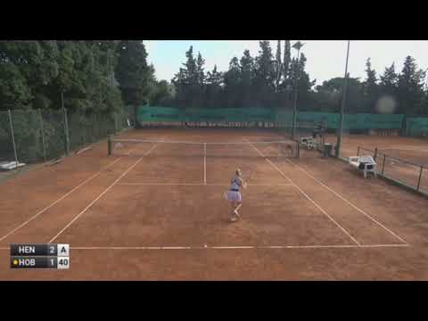 CAIJSA WILDA HENNEMANN V KATHARINA HOBGARSKI - W25 SANTA MARGHERITA DI PULA (incomplete)