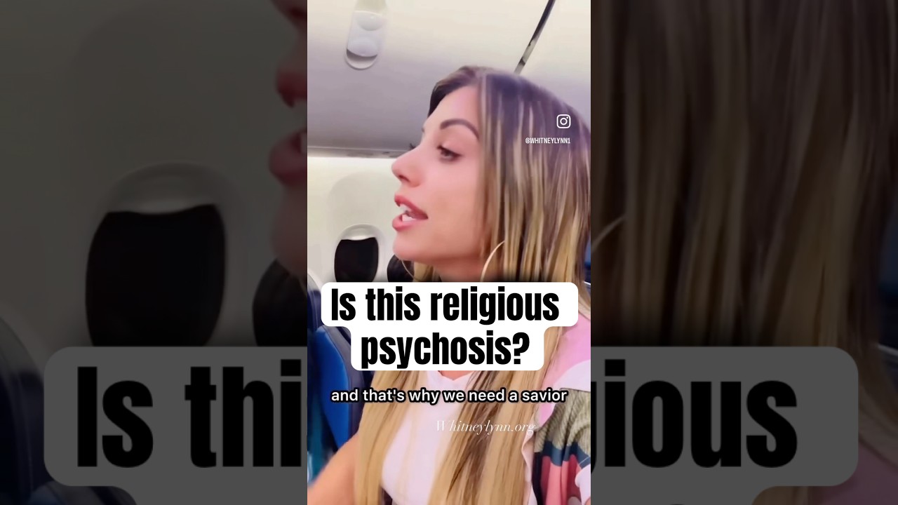 White woman forces plane passengers to listen to her sermon 🤣 #religion￼