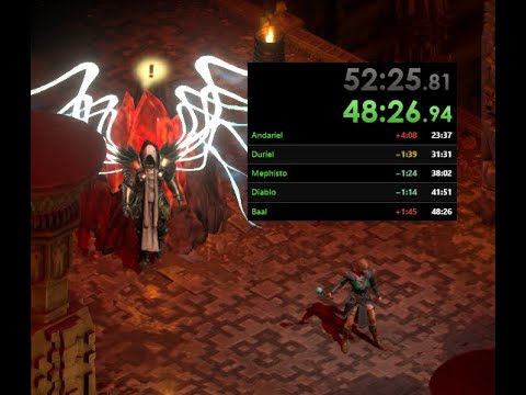 D2R Sorceress Normal Px Speedrun 20250205 소서리스 스피드런(싱글)  48:26