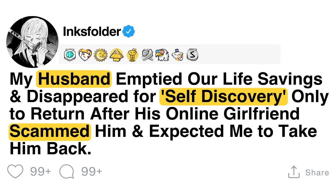 My Husband Emptied Our Life Savings & Disappeared for 'Self Discovery' Only to Return After His...