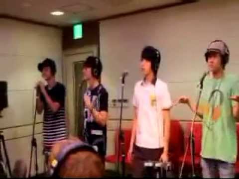 110804 Infinite - 3분의 1 studio version @ ShimShimTaPa